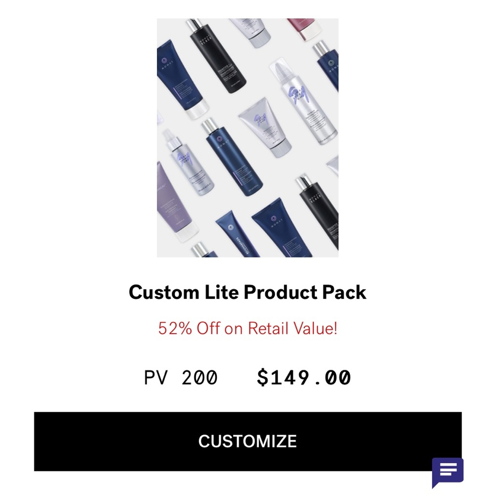 Custom Lite Product Pack